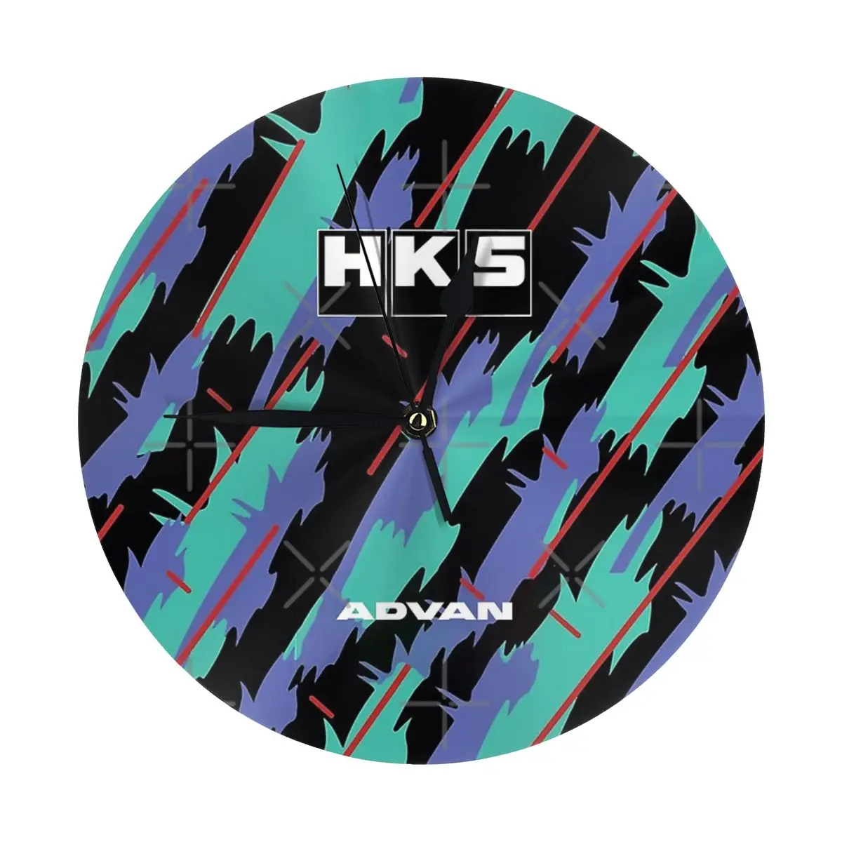 Настенные часы HKS Advan JDM круглые украшения для комнаты