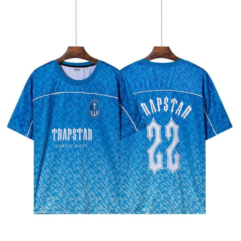 

2023 New Summer Trapstar T Shirts Top Quality Embroidered 2.0 Chenille Decoded Chort Set Ice Flavours Men's and Women's Shorts