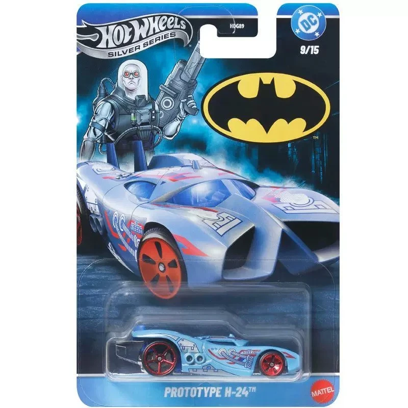 Фото Оригинальные игрушки Hot Wheels: серебряная серия Бэтмена, модели автомобилей 1:64, литые под давлением, Бэтвинг, Бэтмобиль, Jaded Speedbox, прототипы, подарок №5