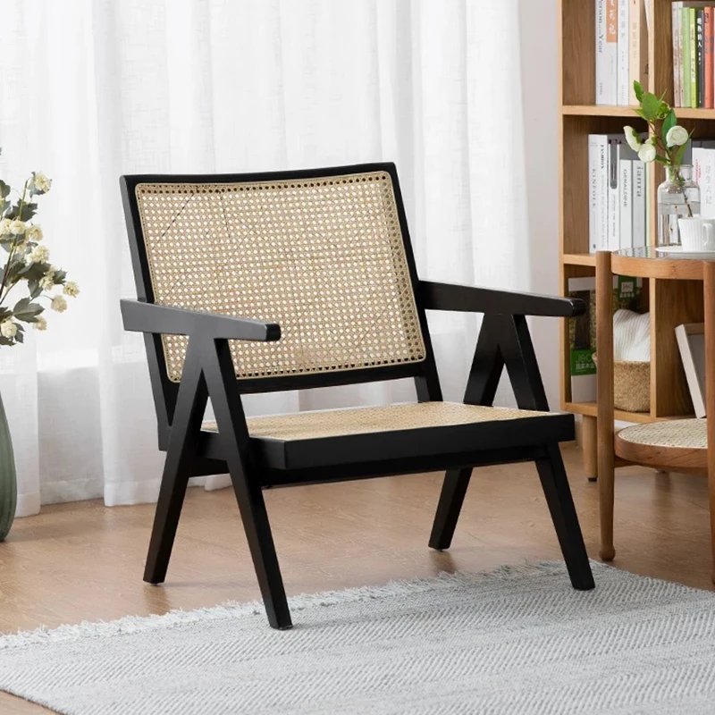 

CangDi Garh Knitting Chair Antique Style Single Sofa Designer Balcony Leisure Chair Stool Art living room cadeiras Furniture