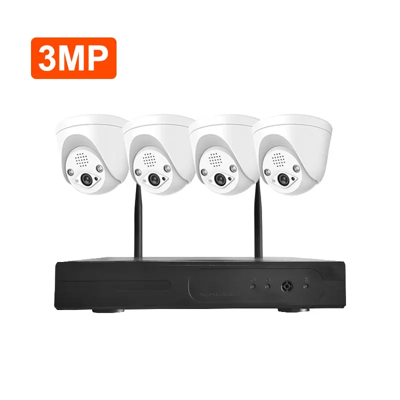 

3MP Home Security Camera System Wifi Dome Camera Surveillance System