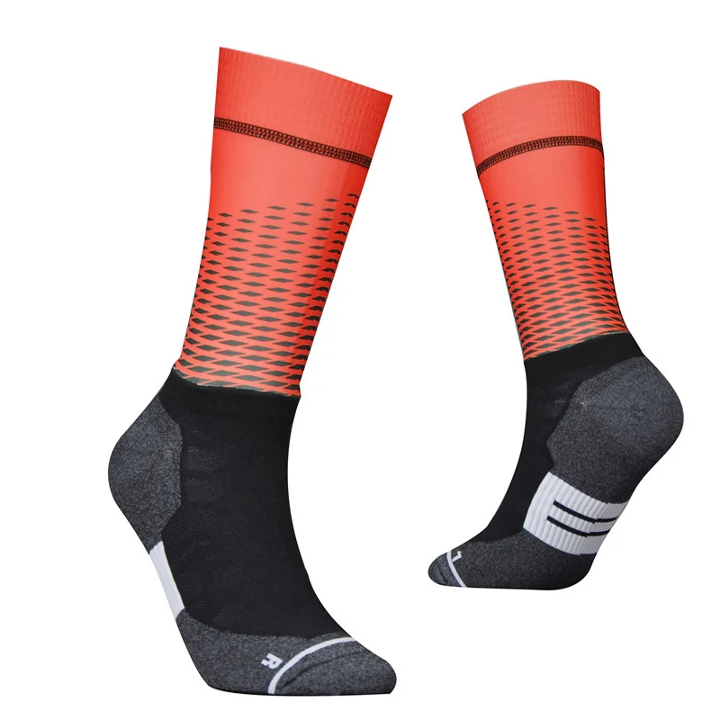 Tidal Current Anti Slip Professional Bike Socks Bicycle Compression Sport Sock Men And Women Street Sports Socks Racing Socks