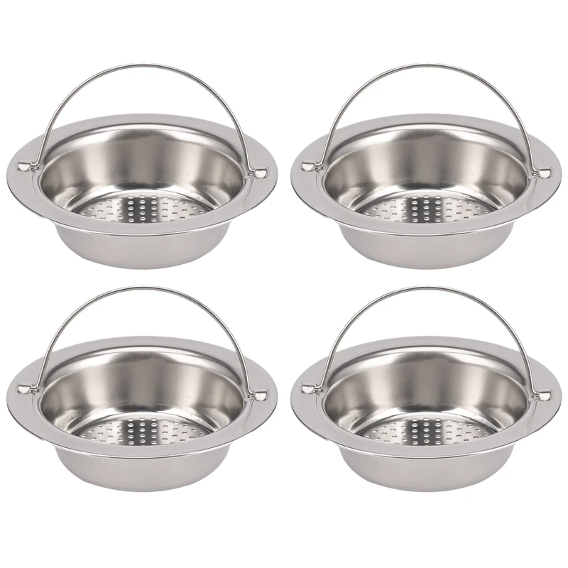 

4PCS Upgrade Stainless-Steel Kitchen Sink Strainer (Hand-Held), Premium Drain Filter Strainer
