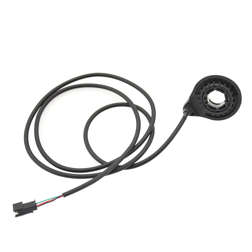 

0000 E-bike PAS Sensor 12 Magnetic Point Electric Bicycle Sensor Double Hall Sensor E-bike Conversion Parts Black About 1m