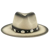 hats for women fedora hat men outdoor sunscreen hat british jazz straw hat men and women gradient beach hat sombreros de mujer