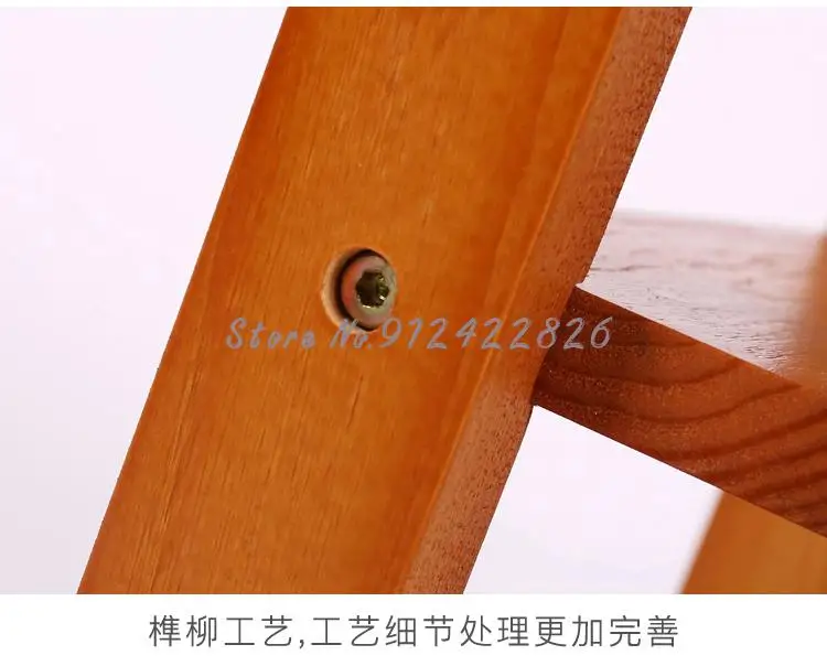 Многофункциональный складной лестничный стул из массива дерева лестница в