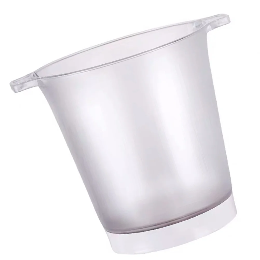 

1pc Round Luminous Ice Bucket Champagne Bucket Bar KTV Beer Bucket for Bar