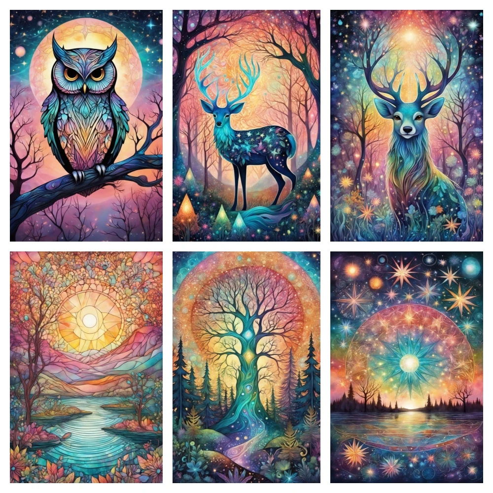 Пейзаж Искусство алмазная живопись новый продукт 2024 полная Алмазная Вышивка