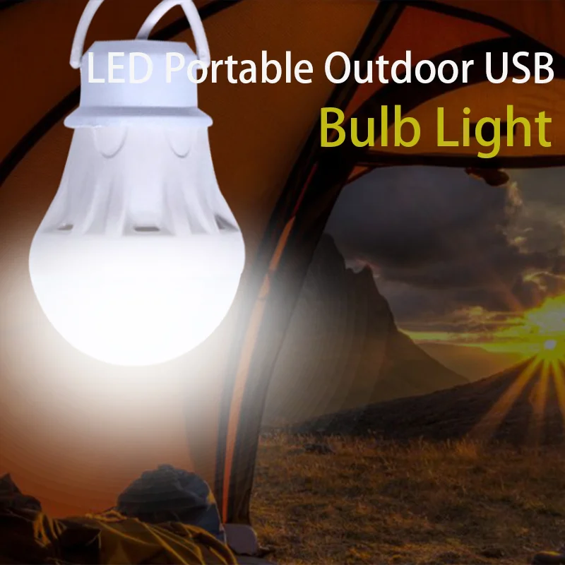 

1/2/5 Lantern Portable Camping Light Mini Bulb LED USB Power Student Reading Desk Light Super White Light Bulb
