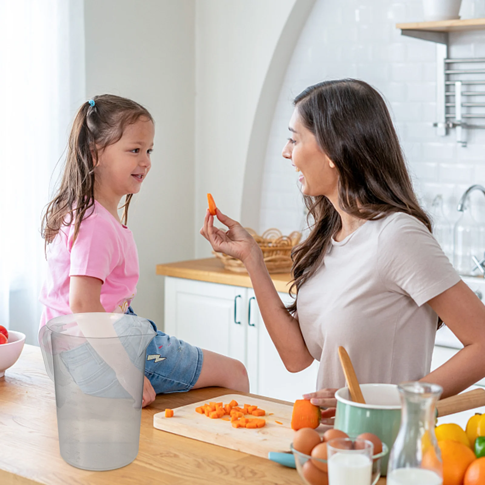 

5000 Ml Measuring Cup Practical Cups Water Carafe Lid Jug Pitcher Home Graduated Baking Tool Creamer Tools