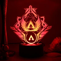 apex legends 3d night light wholesale night market creative gift small table lamp acrylic usb plug in led atmosphere light