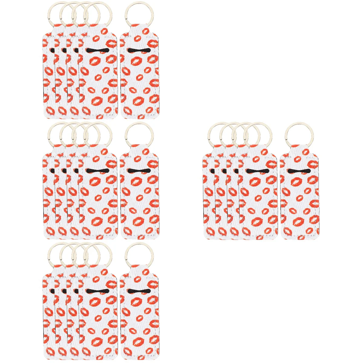 

20 Fashion Lipstick Holder Covers Lipstick Holder Key Pendants