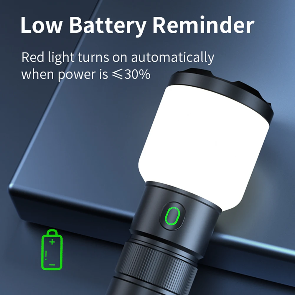 

Фонарик для кемпинга с USB-портом типа C, 5000 лм