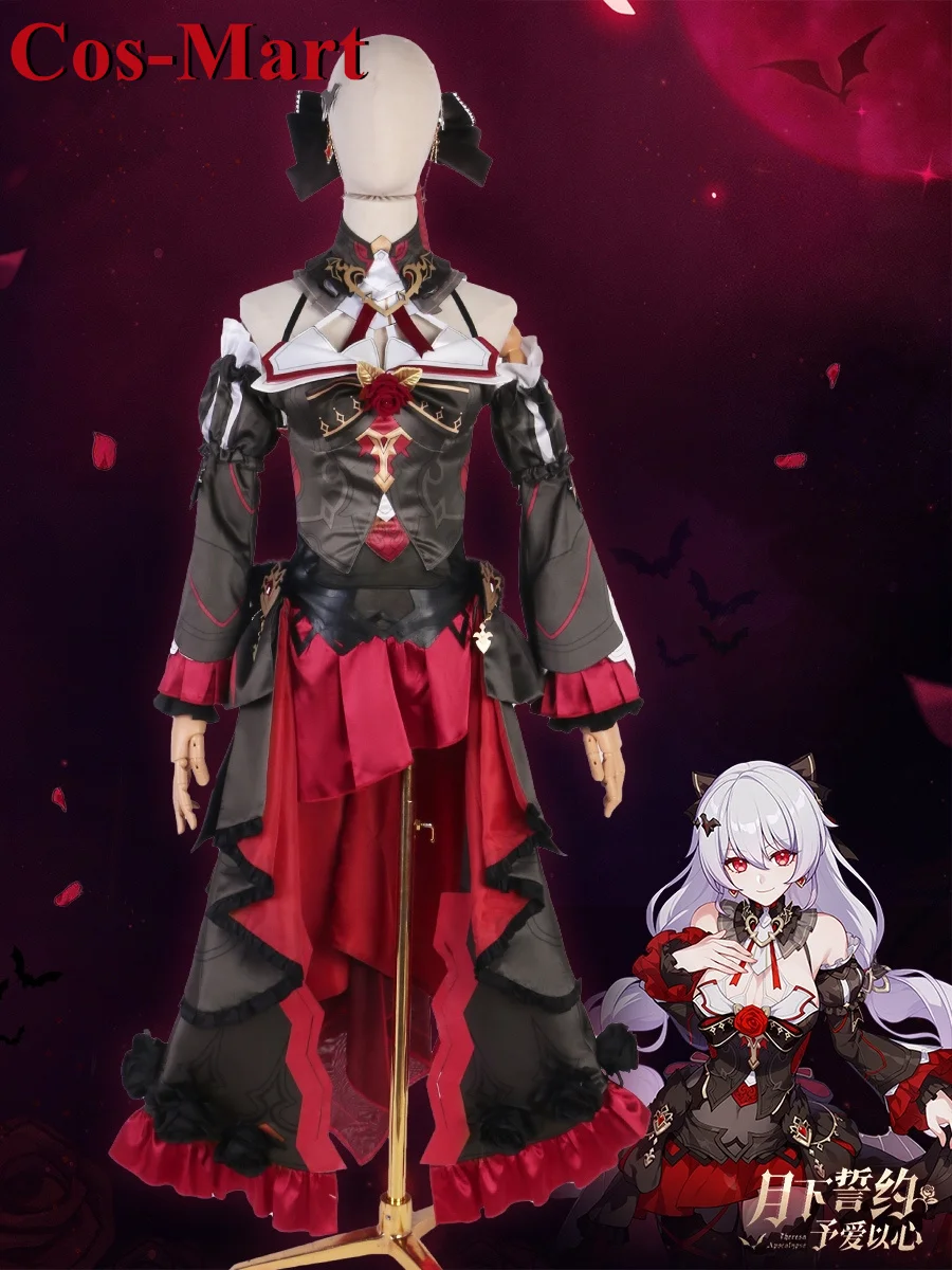 Cos-Mart горячая игра Honkai Impact 3 Тереза Апокалипсис карнавальный костюм великолепная