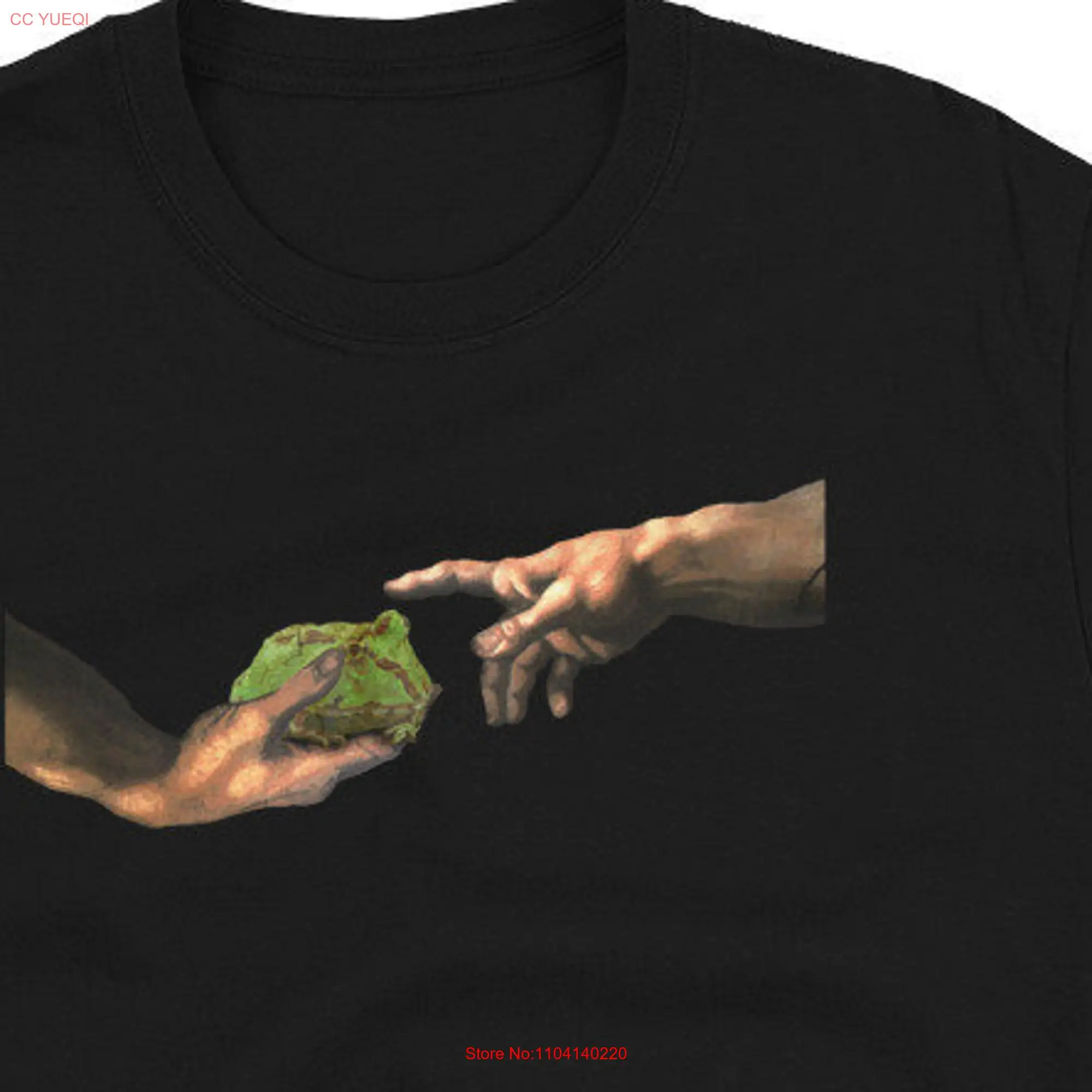 Футболка с рогами лягушки Микеланджело предмет подарка памятная идея одежда