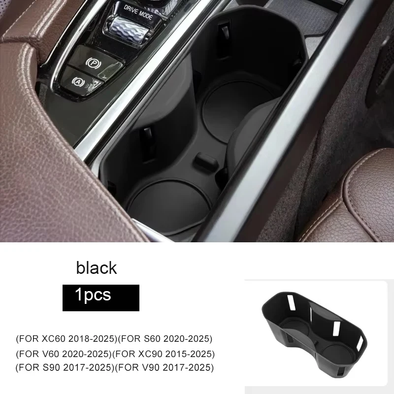 

Силиконовый Органайзер-подстаканник Для Центральной Консоли Автомобиля Volvo S90 XC60 V60 XC90 V90 S60, Аксессуар Для Интерьера