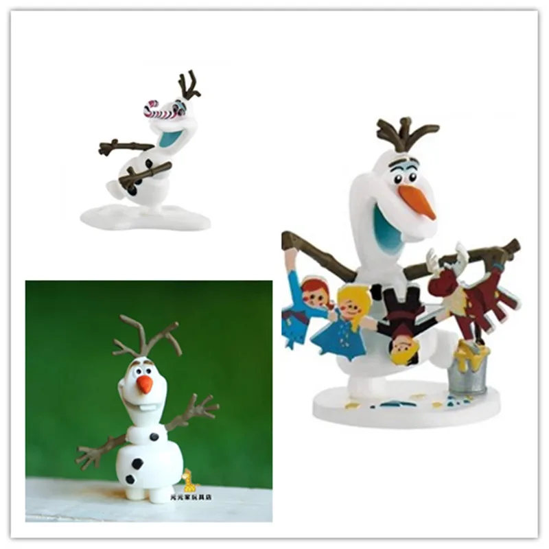 

3PCS/lot 6-6.5cm Disney Ice and Snow Odyssey OLAF Decoration Collection