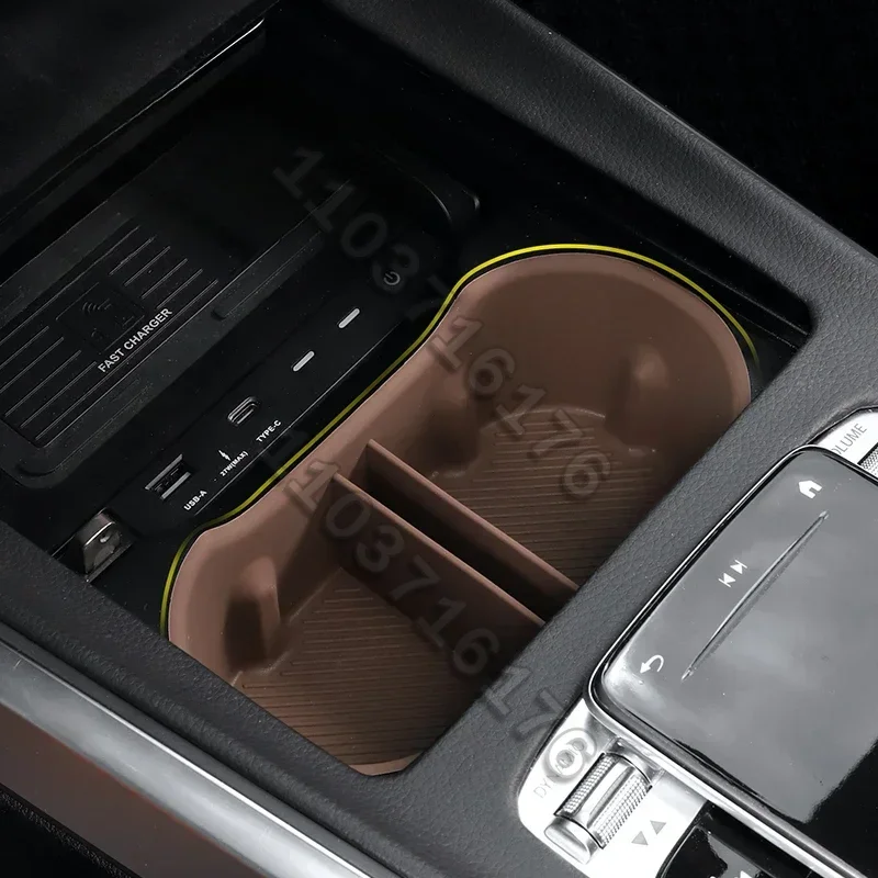 Фото Подходит для Mercedes-Benz GLB220/EQB/GLA/A200L, центральная консоль, подставка для стаканов, ящик для хранения, аксессуары для EQA, элементы интерьера. №2
