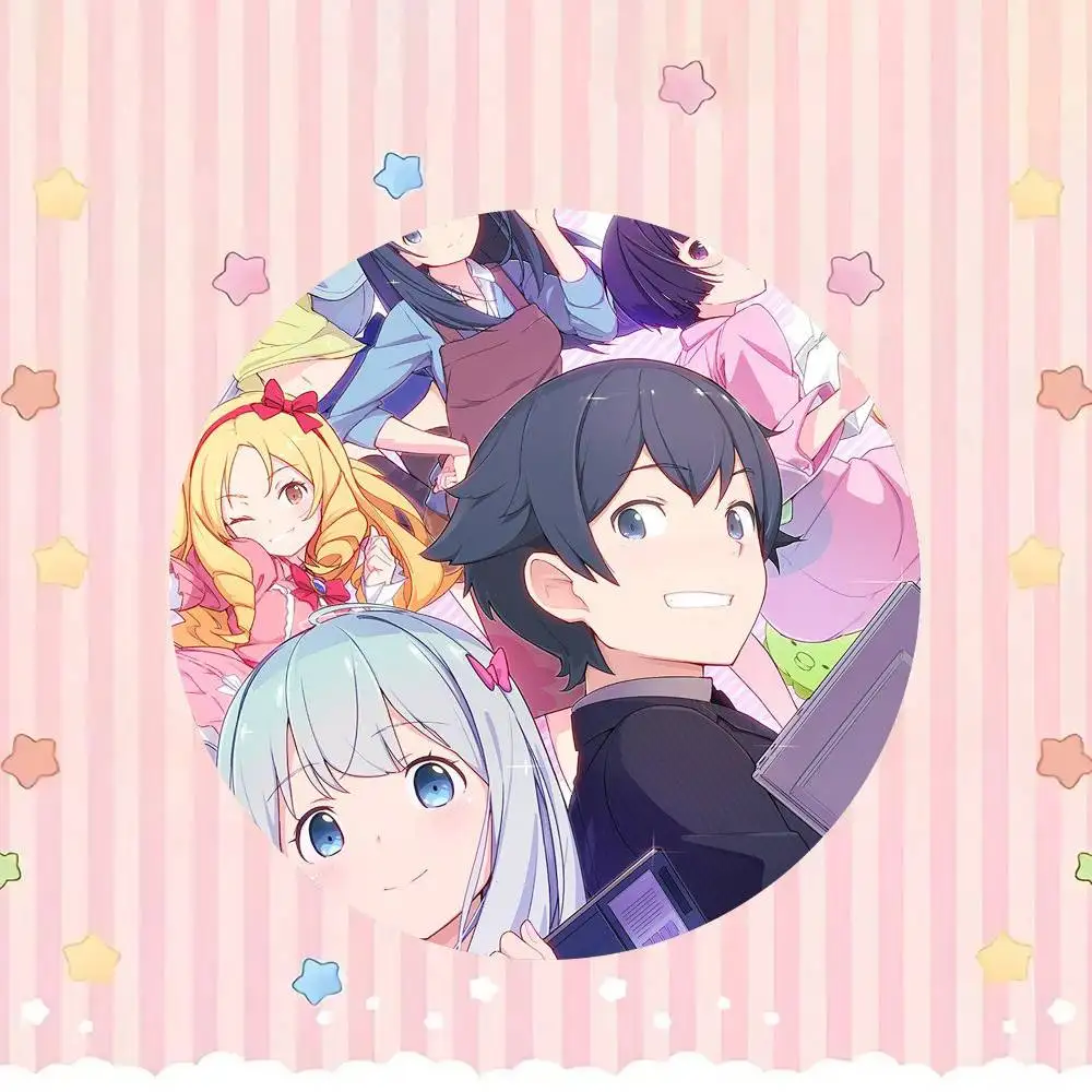 Фото Значки-броши с персонажами аниме Eromanga Sensei, мультяшные значки для друзей, украшения для рюкзаков и одежды, коллекционные аксессуары, подарок №5