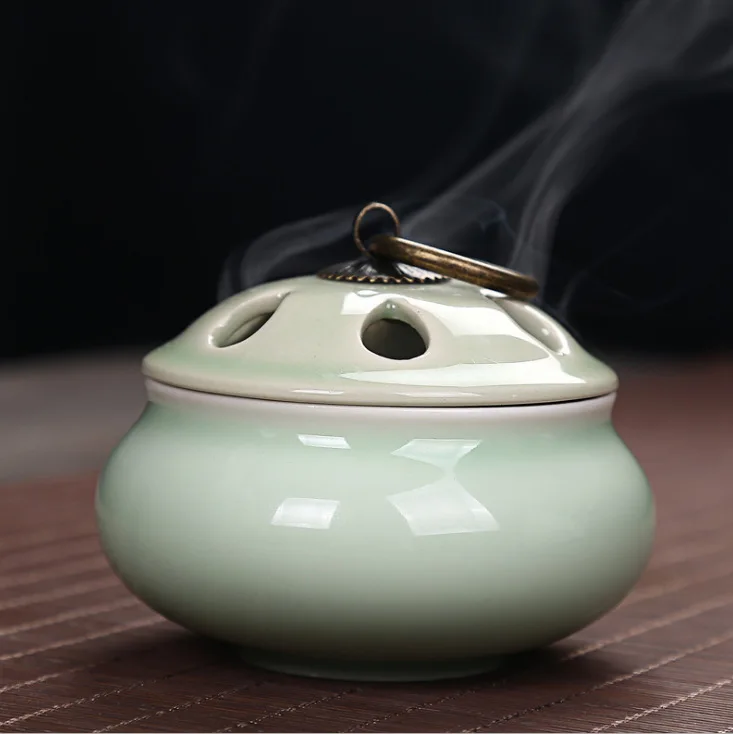 Ceramic incense burner Archaize alloy home furnishing articles joss stick censer holder decoration | Дом и сад