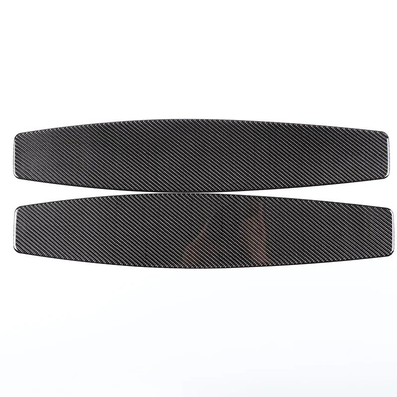 Для Porsche Taycan 2019-2022 мягкое углеродное волокно автомобильное переднее сиденье задняя панель отделка наклейка украшения автомобильные аксессуары