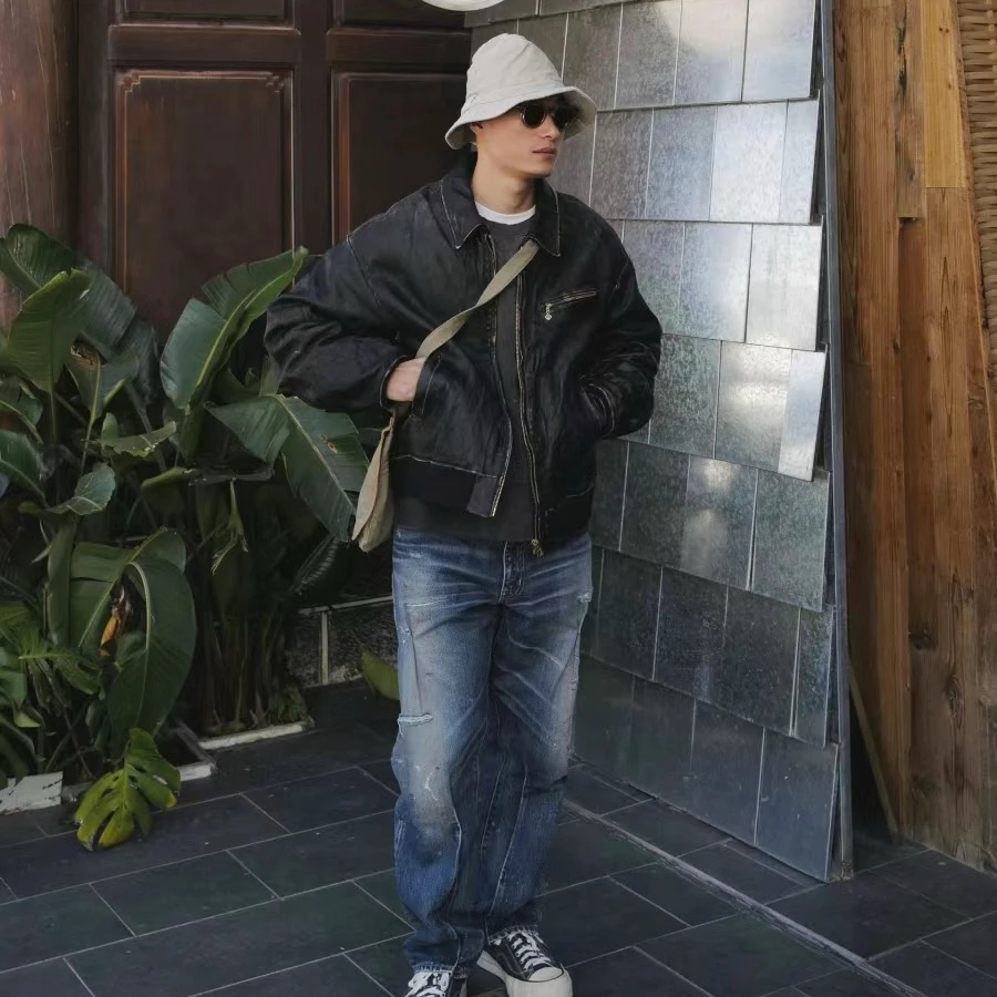 Фото БРЮКИ VISVIM JOURNEYMAN 2025 Джинсы разрушения 22SS 2-го поколения №3