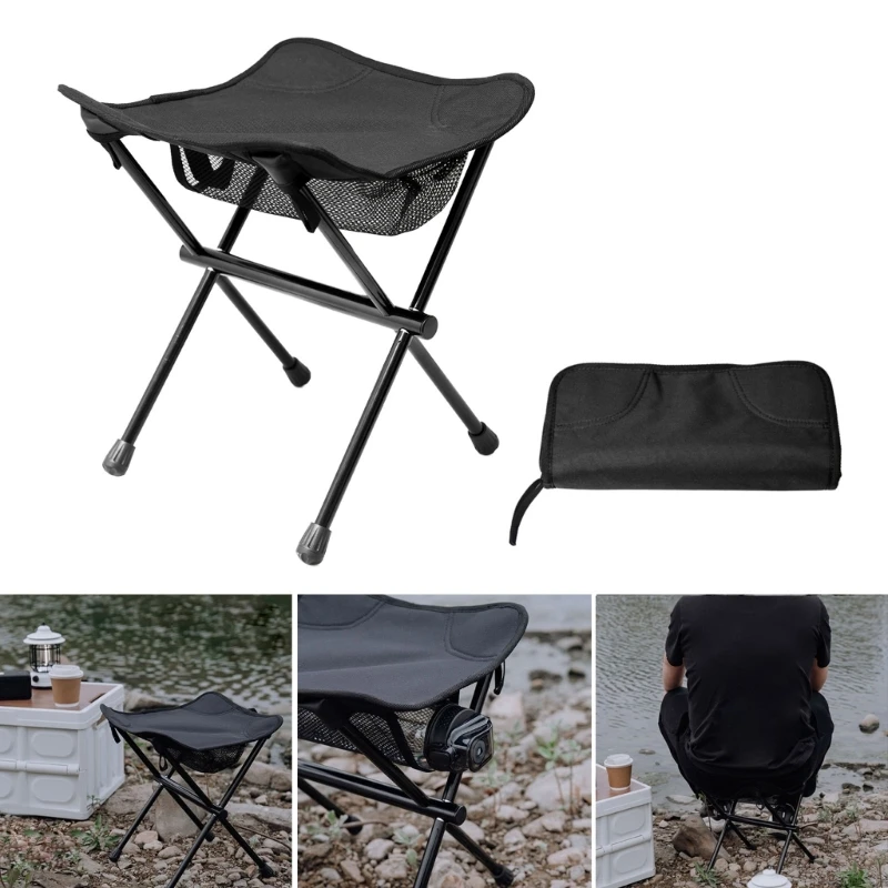 

Portable Folding Stool Heavy Duty Fold-up Stool Foldable Stool Camping
