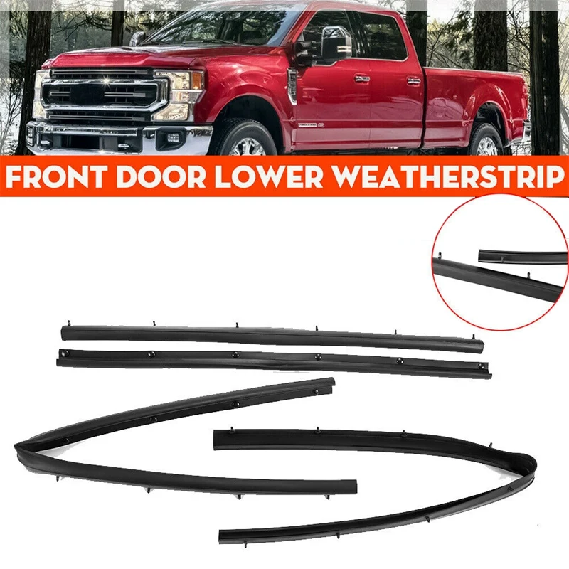 

Комплект уплотнений для передней и задней нижней двери для Ford F250 F350 Crew Cab 1999-2016