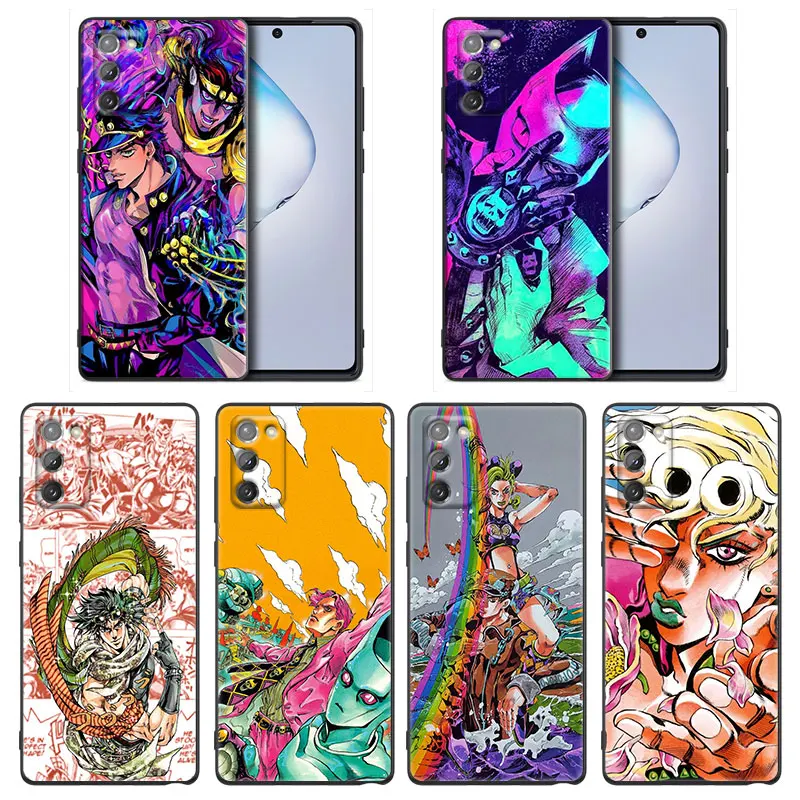 

JJBA Anime Sumsung M31 Cover For Galaxy M30S M51 M21 M62 M32 M23 Case For Samsung Note 20 Ultra 10 JoJos Bizarre Adventure Funda