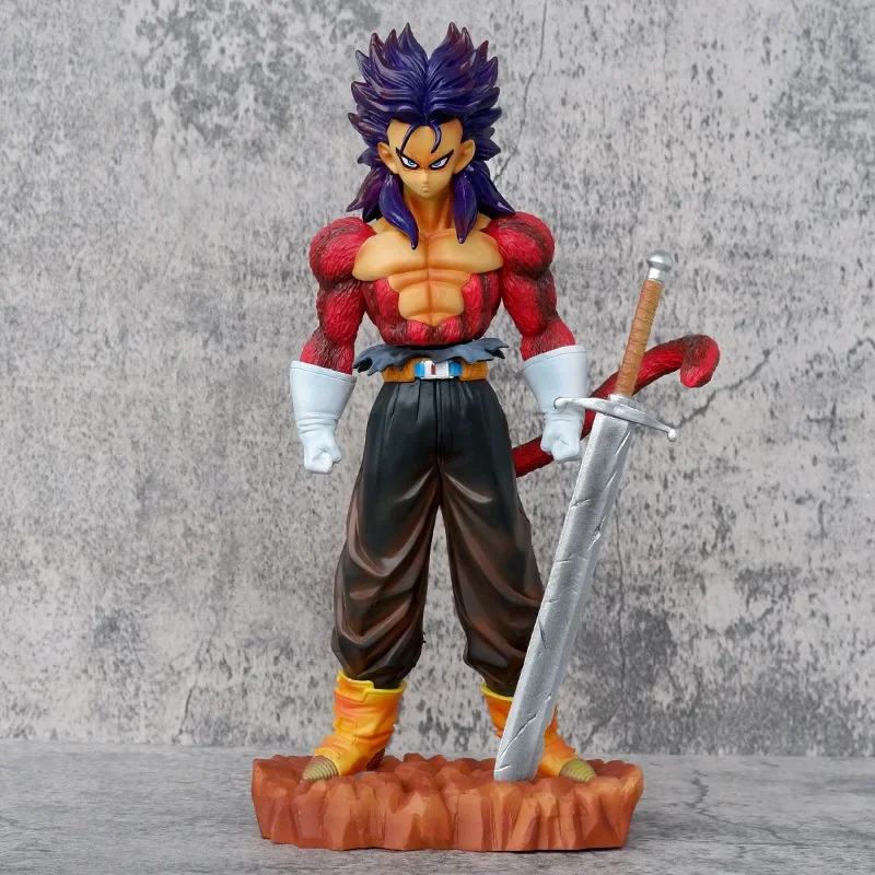 Аниме Dragon Ball Z Trunks Фигурки Future Ssj4 Фигурка 30 см ПВХ GK Статуя Коллекция Модель