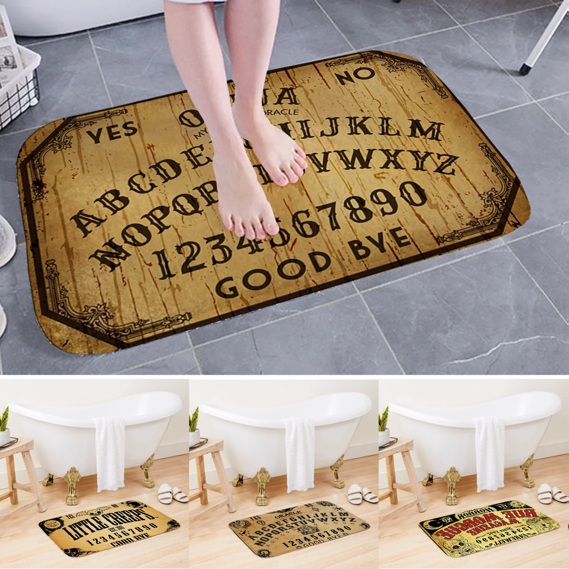 

Ouija доска Темный кухонный коврик для спальни гостиной коврик для входной двери домашний Коврик для прихожей напольный коврик для ванной Про...