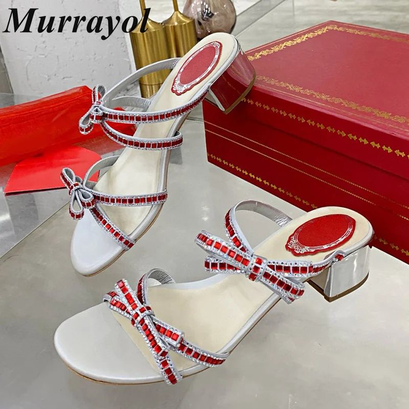 Сандалии женские с открытым носком босоножки бантом-бабочкой искусственный