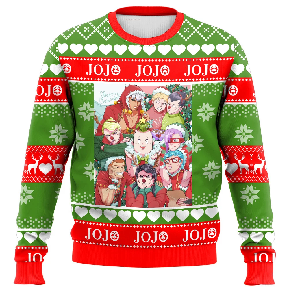 ZabawnyprezentświątecznyBrzydkisweter2025Nowyodnysweter uliczny znadrukiem3Ddl мужжчиныGorącosprzedającasięoversizowakoszulazo