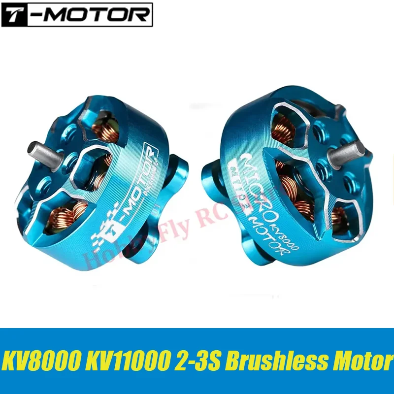 Микродвигатель T-MOTOR M1103 KV8000 KV11000 подходит для 1 6-2 5 дюймов Whoop 2-3 дюйма Toorhpick