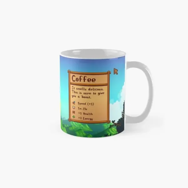 Классическая кружка Stardew Valley Day для кофе посуда напитков с фотоизображением