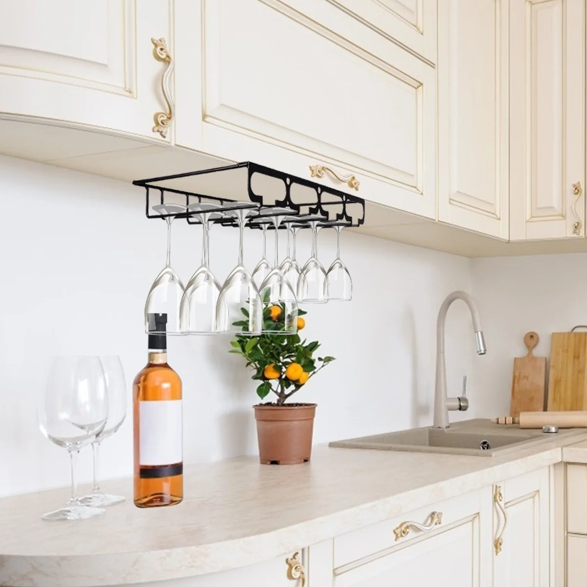 

Stemware Storage Rack Glass Stand Stemware Rack Cabinet Bar Glass Rack Metal Glass Organizer Champagne Glass