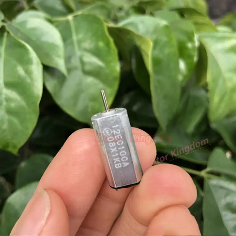Миниатюрный двигатель minбела 12EC10CA 8 мм * 10 мм * 20 мм M30 двигатель постоянного тока 1,5 в 3 в 4,5 в 15500 об/мин высокоскоростной двигатель с металлической щеткой диаметром 1 мм