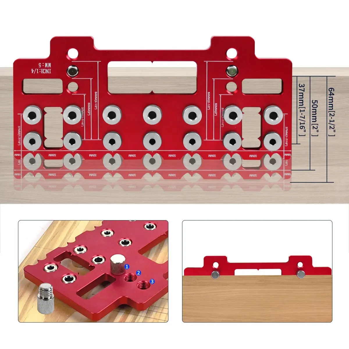 Алюминиевый набор ручных инструментов с вертикальным перфоратором и прямым