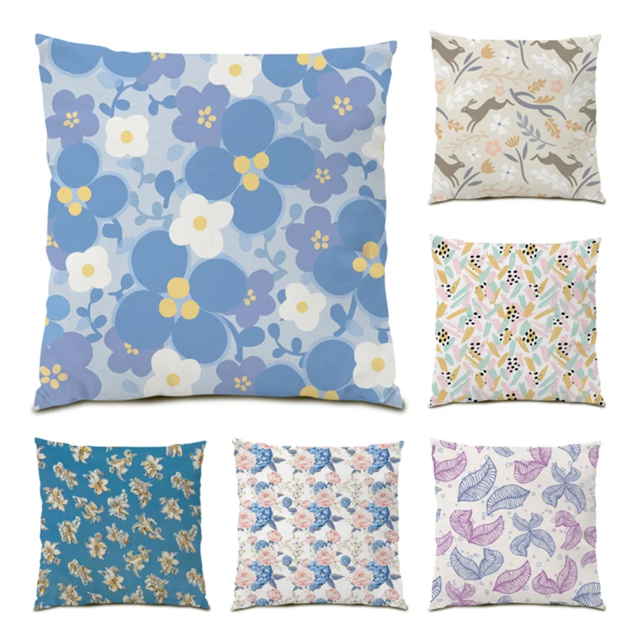 

Decoration Home Decor Velvet Sofas for Living Room Polyester Linen Cushion Covers 45x45 Leaf Pillow Covers Decorative Sofa E0429