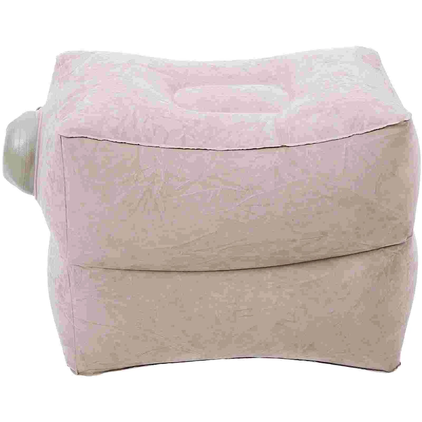 

Inflatable Mat Office Accessories Footrest Airplane Desk Work Pvc Leg Pillow Child Car Wear-resistant Cushion