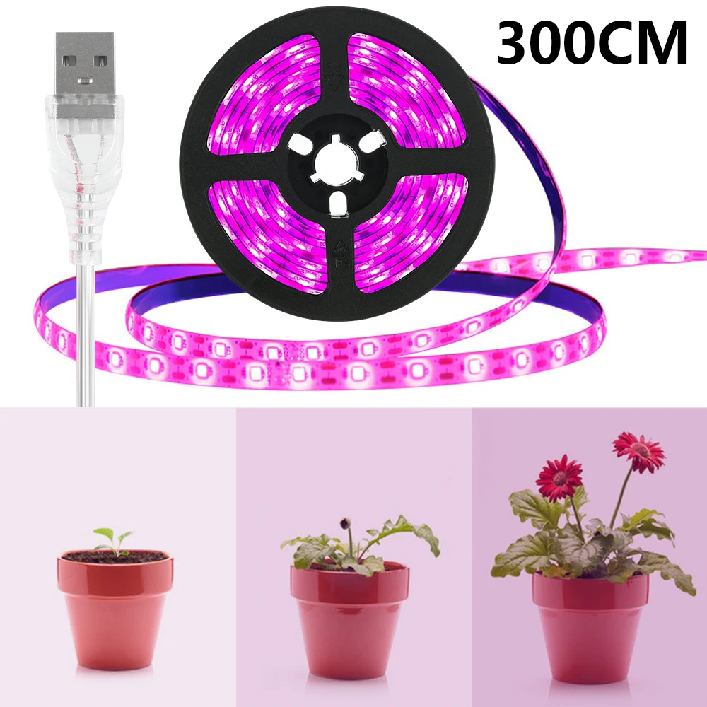 

Лента для выращивания растений, настенная водонепроницаемая лента для выращивания семян растений в теплицах и гидропонных системах, полный спектр