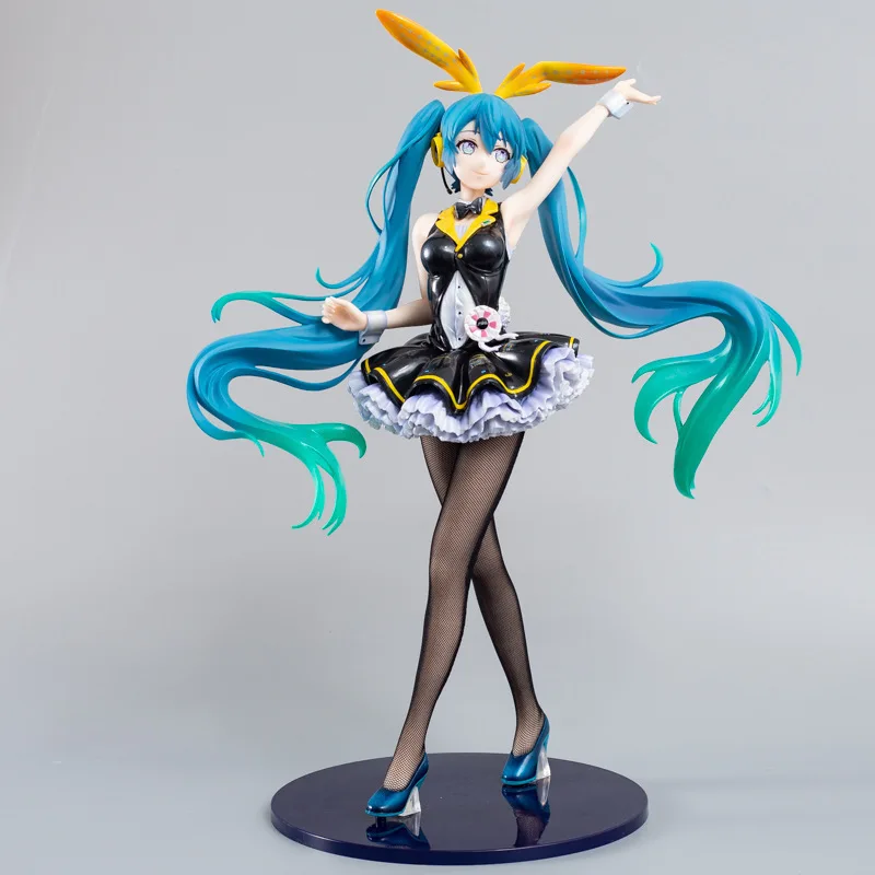 

45cm My Dear Bunny Kawaii Hatsune Miku Anime 1/4 Melody Bunny Girl Pvc Action Figurine Doll Collection Model Youth Toys Gifts