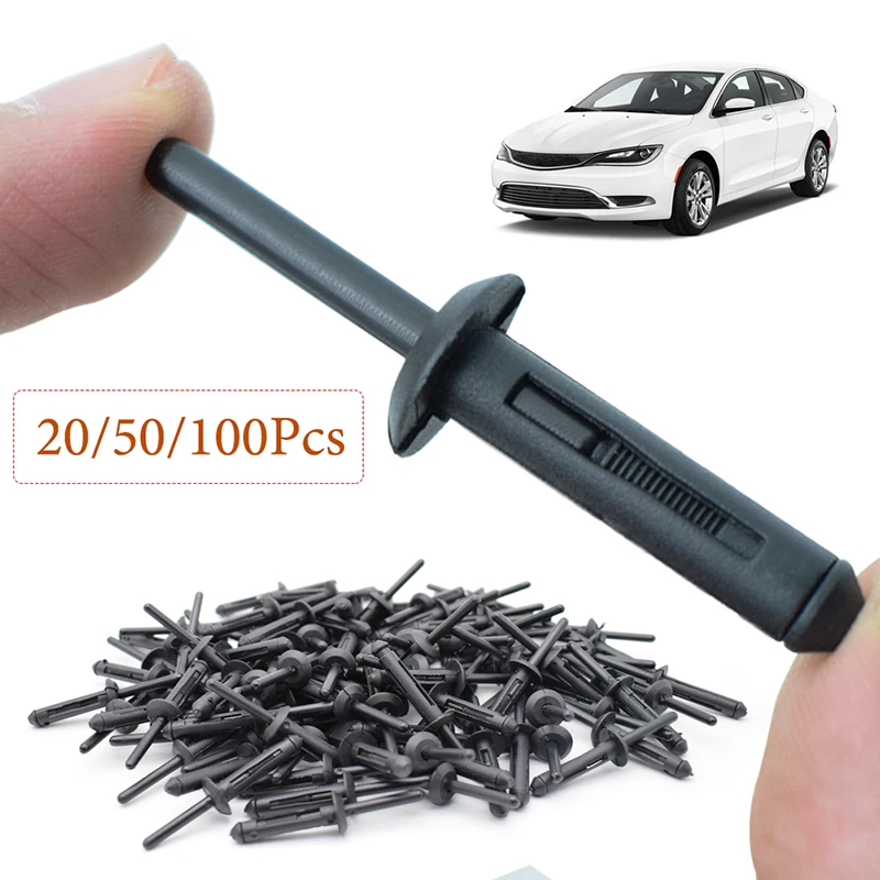

20/50/100Pcs Car Bumper Clip Universal Plastic Rivet Car Fastener Fixer Push Pin for BMW E90 E91 Ford Chrysler Accessories