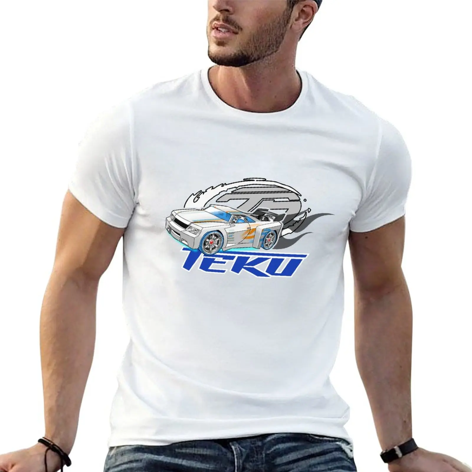 Фото Футболка Bassline AcceleRacers, мужская футболка с графическим рисунком, хлопковая футболка, 100% хлопок, мужская роскошная футболка №1
