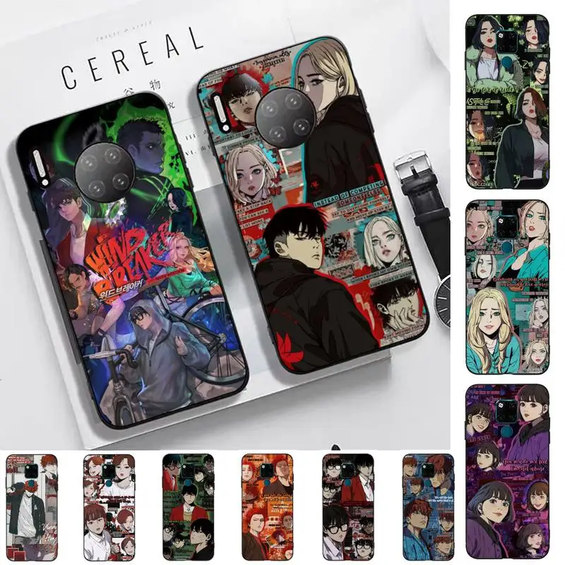 

Wind Breaker Webtoon Phone Case for Huawei Mate 20 10 9 40 30 lite pro X Nova 2 3i 7se
