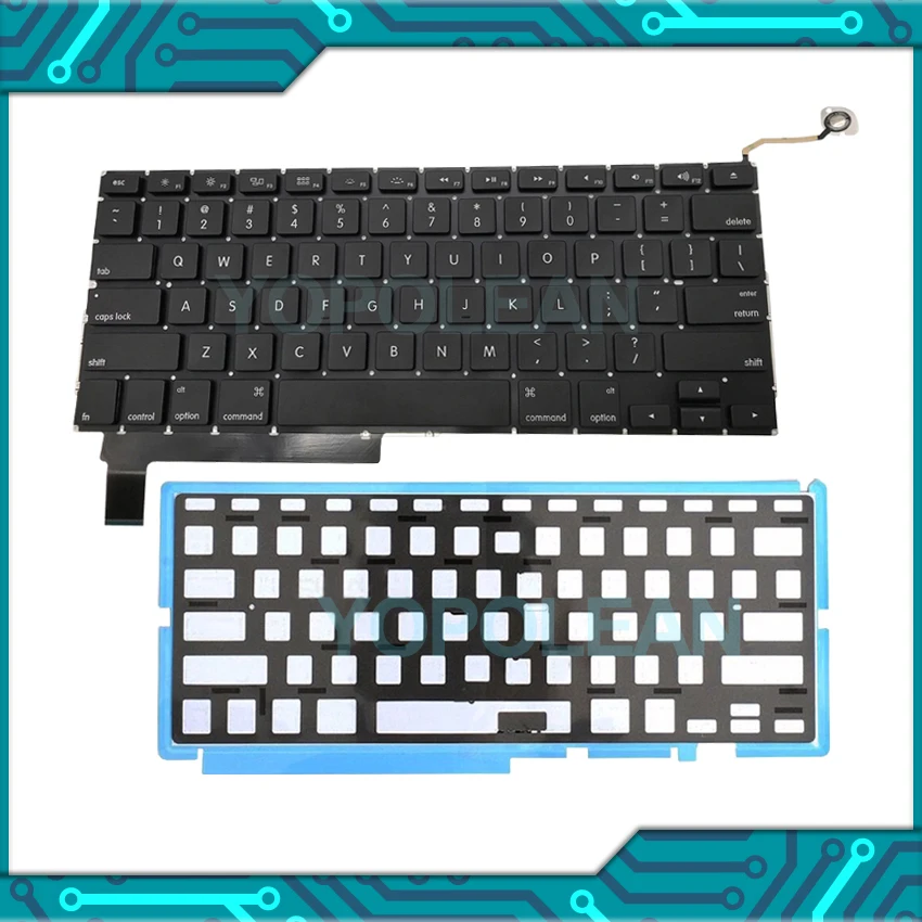 

5 комплектов, новый ноутбук с подсветкой для Macbook Pro 15,4 дюйма, сменная клавиатура Unibody A1286 2009 2010 2011 2012 года