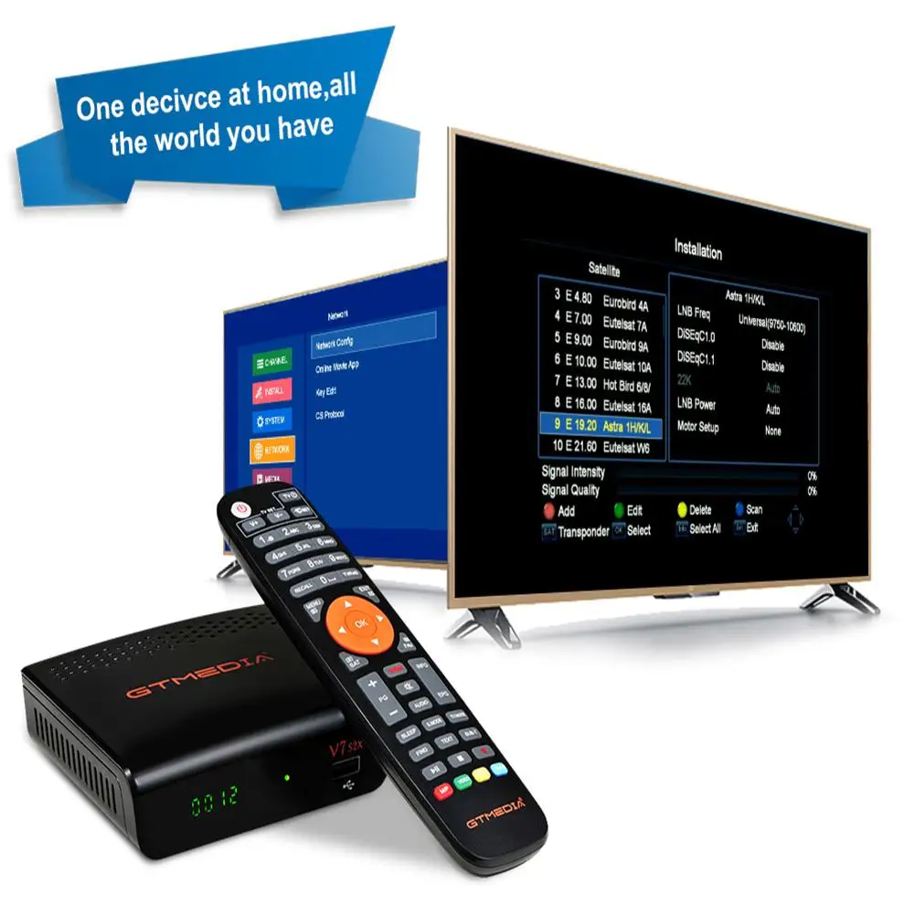 Fta GTMEDIA V7 S2X DVB-S2 спутниковый ресивер с Usb 1080p Full HD Поддержка Biss Авто прокрутка V7hd
