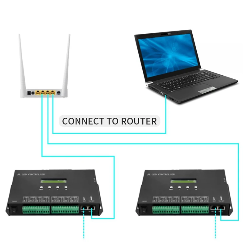 Новый Wi-Fi светодиодный пиксельный контроллер Artnet для SPI поддерживает программное