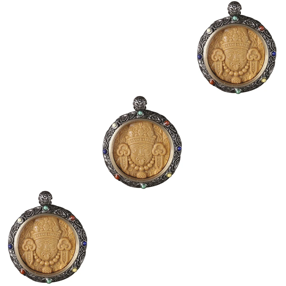 

3pcs Necklace Hanging Charm DIY Pendant Keychain Pendant DIY Charm Decor