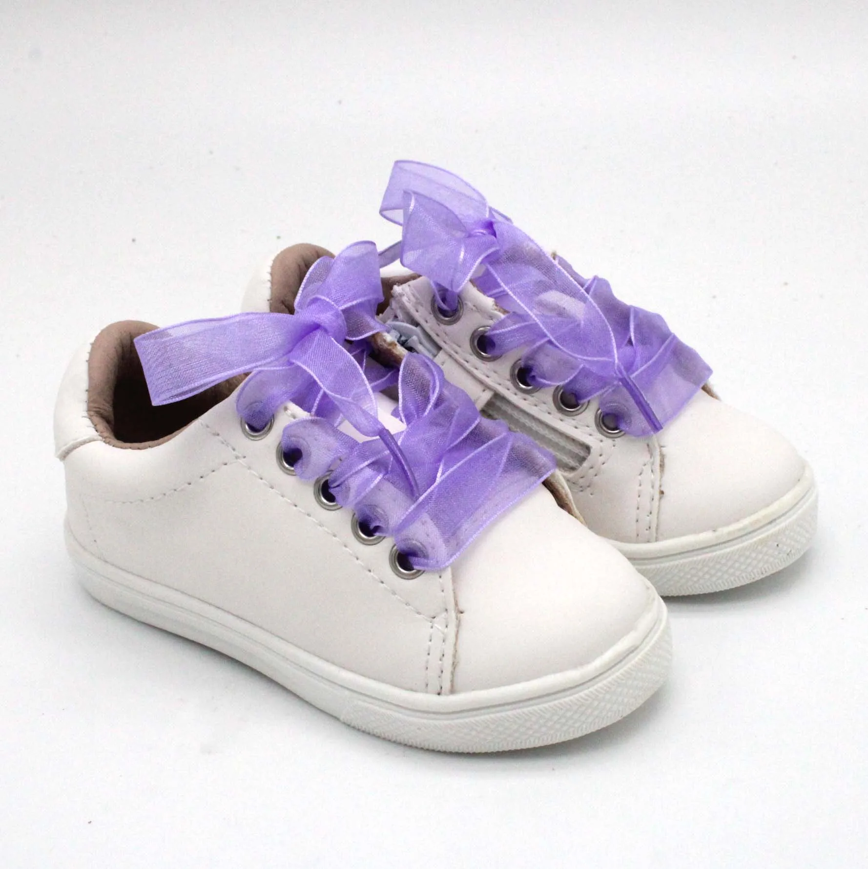 Sunlight Color Changing Leather White Little Girl Shoes For Kids Designer Toddler Sneakers